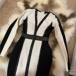 akira rhinestone mini dress